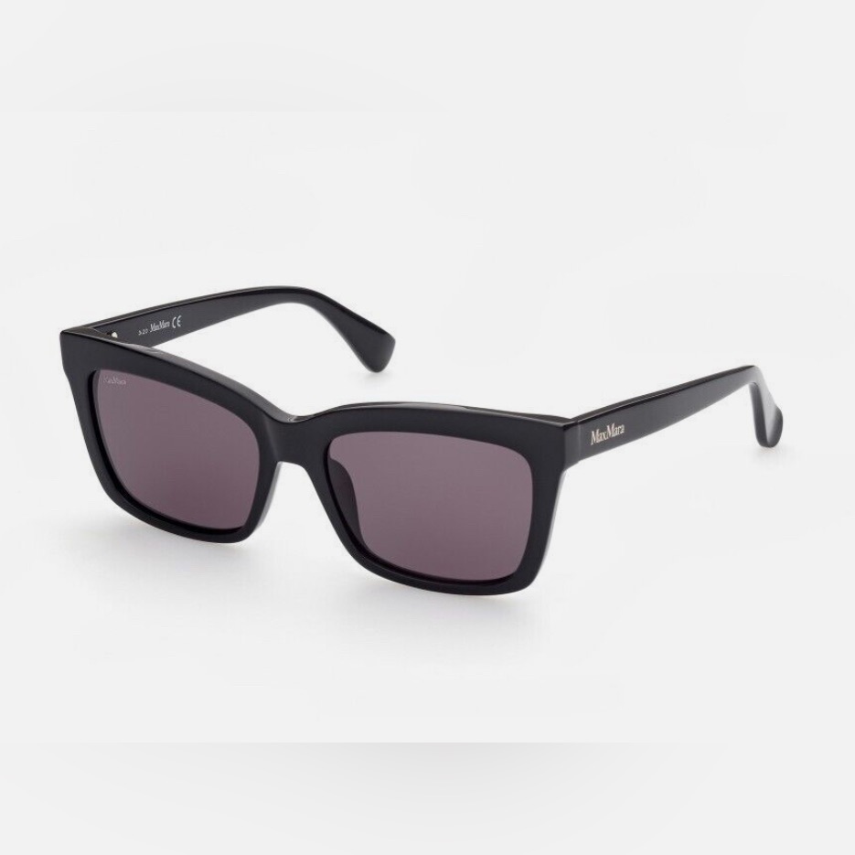 Max Mara Logo4 Mm0010 Black Sunglasses Frame 55-17-140 New